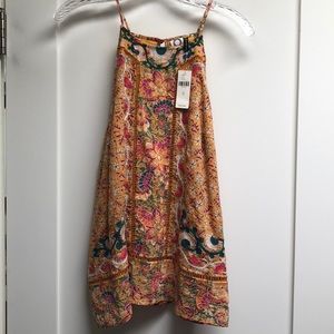 Anthropologie “Melina Embroidered Halter Top”